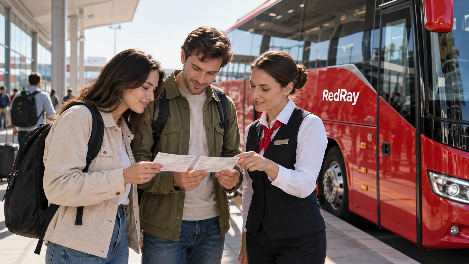 Ілюстрація, створена ШІ: Два пасажири переплутали QR-коди автобусних квитків: що перевірити біля автобуса